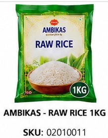 AMBIKAS - RAW RICE 1KG