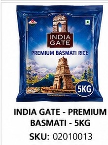 INDIA GATE - PREMIUM BASMATI - 5KG