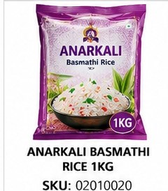 ANARKALI BASMATHI RICE 1KG