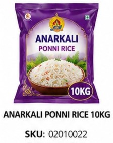 ANARKALI PONNI RICE 10KG