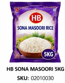 HB SONA MASOORI 5KG