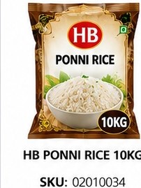 HB PONNI RICE 10KG