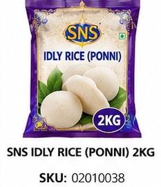 SNS IDLY RICE (PONNI) 2KG