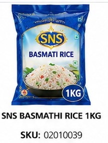 SNS BASMATHI RICE 1KG