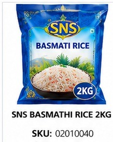 SNS BASMATHI RICE 2KG