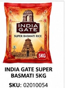 INDIA GATE SUPER BASMATHI 5KG